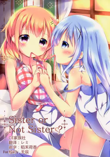 (COMIC1☆10) [Atelier Hinata (Hinata Yuu)] Sister or Not Sister?? (Gochuumon wa Usagi desu ka?) [Chinese] [CE家族社]