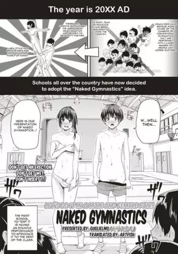 Danjo Pair de Yarou! Zenra-gumi Taisou | Naked Gymnastics: Let's Do It In a Male and Female Pair!